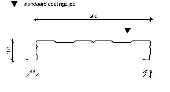 Hacierba 100/600 -1B coatingzijde