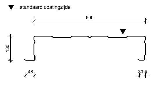 Hacierba 130/600 -1B coatingzijde