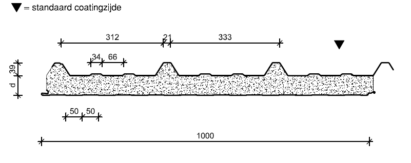 Promistyl Feu 3005 T coatingzijde